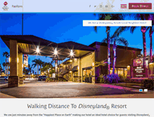 Tablet Screenshot of pavilionshotel.com